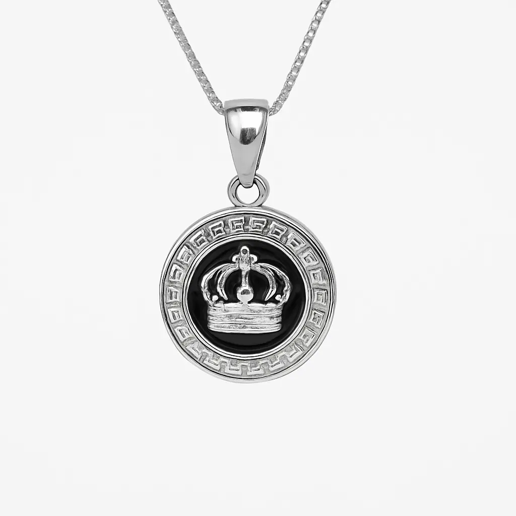 king crown pendant with chain