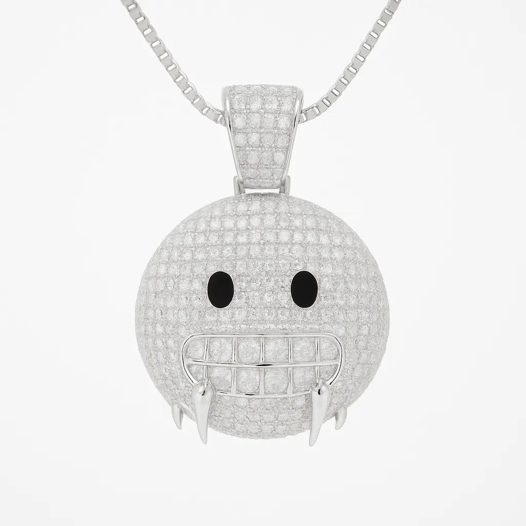 emoji Pendant with Chain