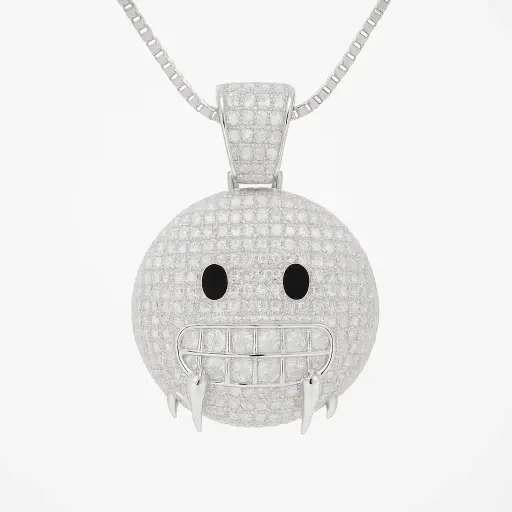 emoji Pendant with Chain